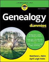 Book Cover for Genealogy For Dummies by Matthew L. Helm, April Leigh Helm