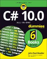 Book Cover for C# 10.0 All-in-One For Dummies by John Paul Mueller