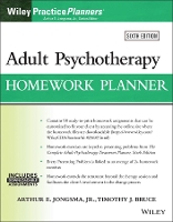 Book Cover for Adult Psychotherapy Homework Planner by Arthur E., Jr. (Psychological Consultants, Grand Rapids, Michigan) Jongsma, Timothy J. (University of Illinois College o Bruce