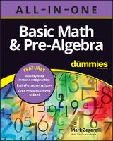 Book Cover for Basic Math & Pre-Algebra All-in-One For Dummies (+ Chapter Quizzes Online) by Mark Zegarelli