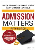 Book Cover for Admission Matters by Sally P. (University of California, Davis, USA) Springer, Joyce Vining (NEACAC) Morgan, Nancy (Board of Directors of Griesemer