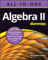 Book Cover for Algebra II All-in-One For Dummies by Mary Jane (Bradley University, Peoria, IL) Sterling