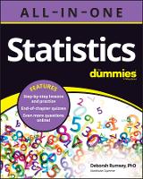 Book Cover for Statistics All-in-One For Dummies by Deborah J. Rumsey