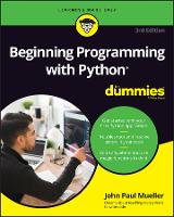 Book Cover for Beginning Programming with Python For Dummies by John Paul Mueller