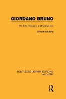 Book Cover for Giordano Bruno by William Boulting