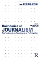 Book Cover for Boundaries of Journalism by Matt Carlson