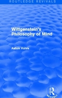 Book Cover for Wittgenstein's Philosophy of Mind (Routledge Revivals) by Ashok Vohra