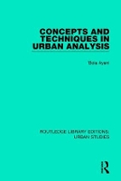Book Cover for Concepts and Techniques in Urban Analysis by Bola Ayeni