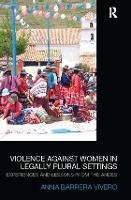 Book Cover for Violence Against Women in Legally Plural settings by Anna Barrera