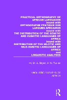 Book Cover for Practical Orthography of African Languages Bound with: Orthographe Pratique des Langues Africaines; The Distribution of the Semitic and Cushitic Languages of Africa; The Distribution of the Nilotic an by International African Institute