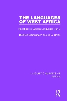 Book Cover for The Languages of West Africa by Diedrich Westermann, M. A. Bryan