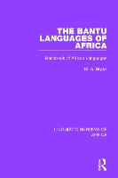 Book Cover for The Bantu Languages of Africa by M. A. Bryan