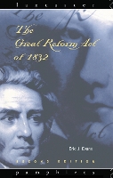 Book Cover for The Great Reform Act of 1832 by Eric J. Evans