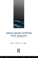 Book Cover for Advances in Written Text Analysis by Malcolm Coulthard