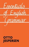 Book Cover for Essentials of English Grammar by Otto Jespersen