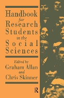 Book Cover for Handbook for Research Students in the Social Sciences by Graham Allan