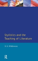 Book Cover for Stylistics and the Teaching of Literature by HG Widdowson