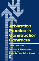 Book Cover for Arbitration Practice in Construction Contracts by D.A. Stephenson