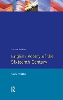 Book Cover for English Poetry of the Sixteenth Century by Gary F. Waller