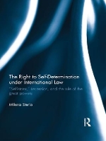 Book Cover for The Right to Self-determination Under International Law by Milena (Cleveland State University, USA) Sterio