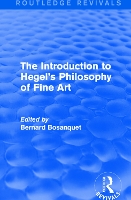 Book Cover for The Introduction to Hegel's Philosophy of Fine Art by Bernard Bosanquet