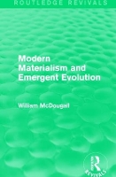 Book Cover for Modern Materialism and Emergent Evolution by William McDougall