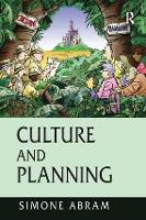 Book Cover for Culture and Planning by Simone Abram