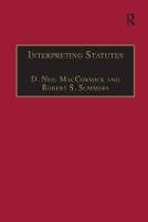 Book Cover for Interpreting Statutes by D. Neil MacCormick, Robert S. Summers