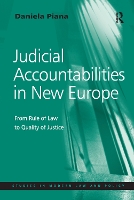 Book Cover for Judicial Accountabilities in New Europe by Daniela Piana