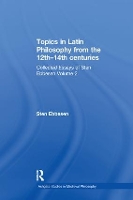 Book Cover for Topics in Latin Philosophy from the 12th–14th centuries by Sten Ebbesen