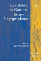 Book Cover for Legislation in Context: Essays in Legisprudence by Luc J. Wintgens