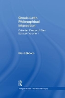 Book Cover for Greek–Latin Philosophical Interaction by Sten Ebbesen