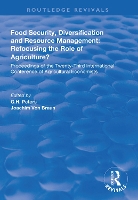 Book Cover for Food Security, Diversification and Resource Management: Refocusing the Role of Agriculture? by GH Peters, Joachim von Braun