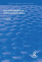 Book Cover for Law of Defamation in Commonwealth Africa by Jill Cottrell