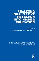 Book Cover for Realizing Qualitative Research into Higher Education by Craig Prichard