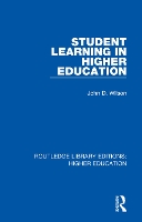 Book Cover for Student Learning in Higher Education by John Wilson