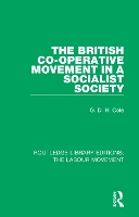 Book Cover for The British Co-operative Movement in a Socialist Society by G. D. H. Cole