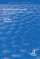 Book Cover for Social Policy and the City by Helen Jones