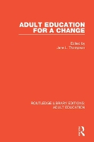 Book Cover for Adult Education For a Change by Jane L. Thompson