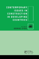 Book Cover for Contemporary Issues in Construction in Developing Countries by George (National University of Singapore) Ofori