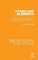 Book Cover for Atoms and Elements by David M Knight