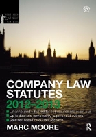 Book Cover for Company Law Statutes 2012-2013 by Marc Moore