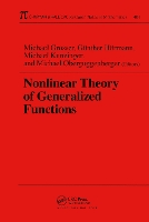 Book Cover for Nonlinear Theory of Generalized Functions by Michael Oberguggenberger