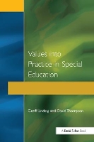 Book Cover for Values into Practice in Special Education by Geoff Lindsay