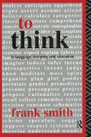 Book Cover for To Think by Frank Smith