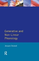 Book Cover for Generative and Non-Linear Phonology by Jacques Durand