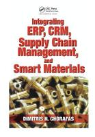 Book Cover for Integrating ERP, CRM, Supply Chain Management, and Smart Materials by Dimitris N. Chorafas