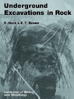 Book Cover for Underground Excavations in Rock by Evert Hoek