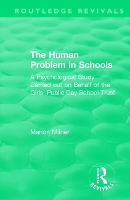 Book Cover for The Human Problem in Schools (1938) by Marion Milner