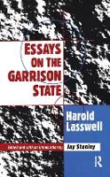 Book Cover for Essays on the Garrison State by Harold D. Lasswell